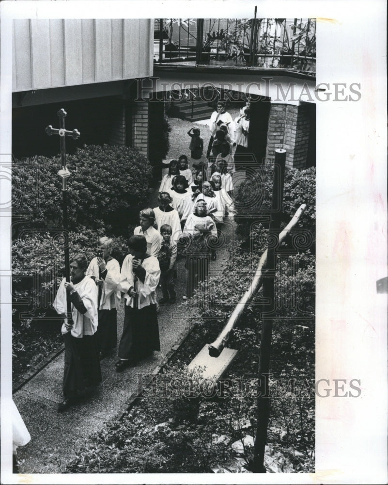 1976 Congregation at St. Petersburg Episcopal Cathedral.  - Historic Images