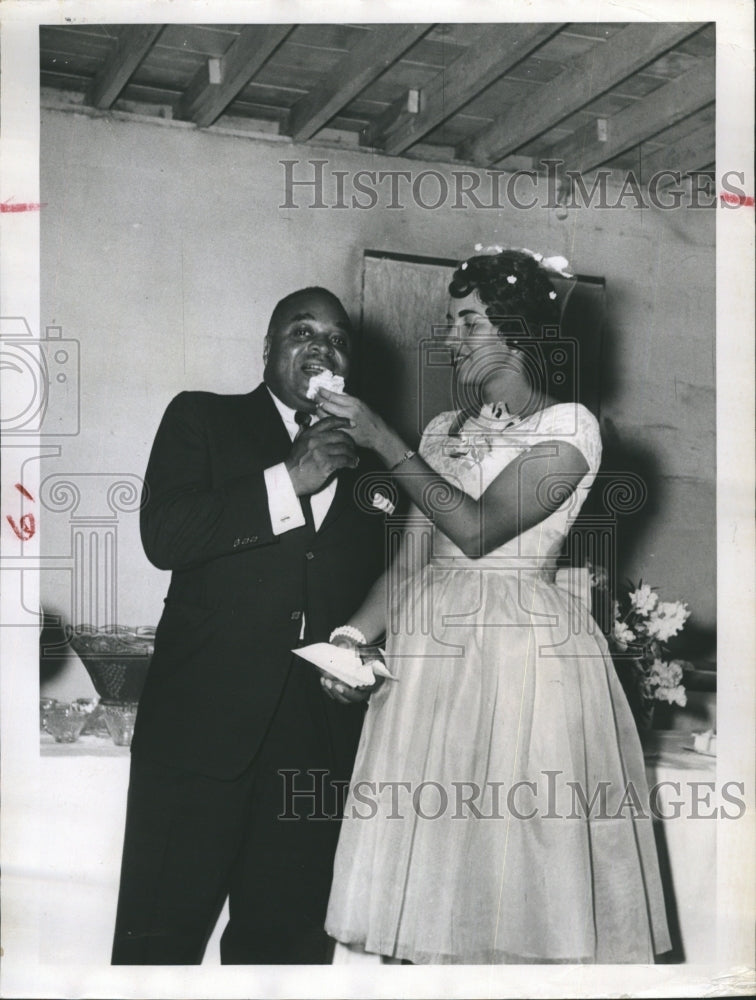 1962 Dr.and Mrs Harry Francis Taliaferr wedding.  - Historic Images