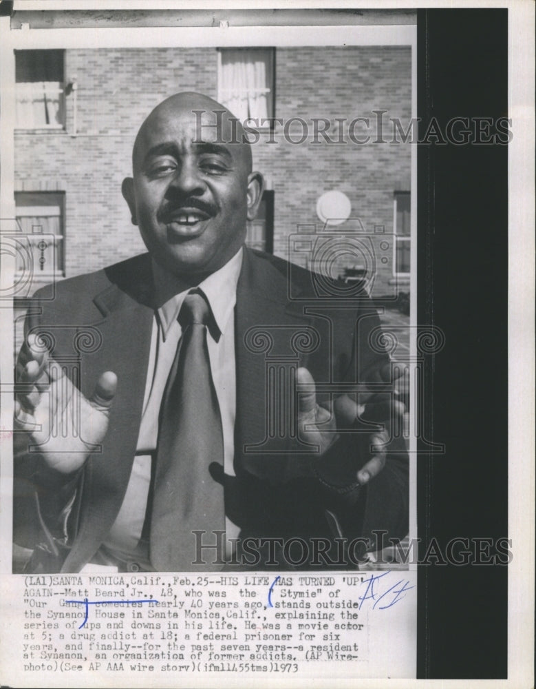 1973 Matt Beard, actor, drug addict, prisoner. - Historic Images
