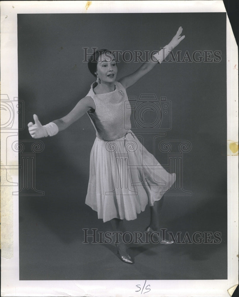 Press Photo Betty Wagner American Singer. - Historic Images