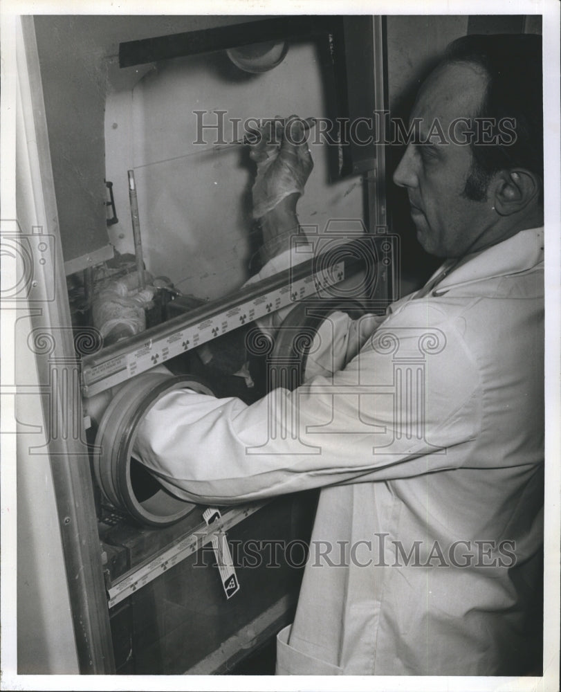 Thomas A. Waldmann measuring radioimmune proteins  - Historic Images