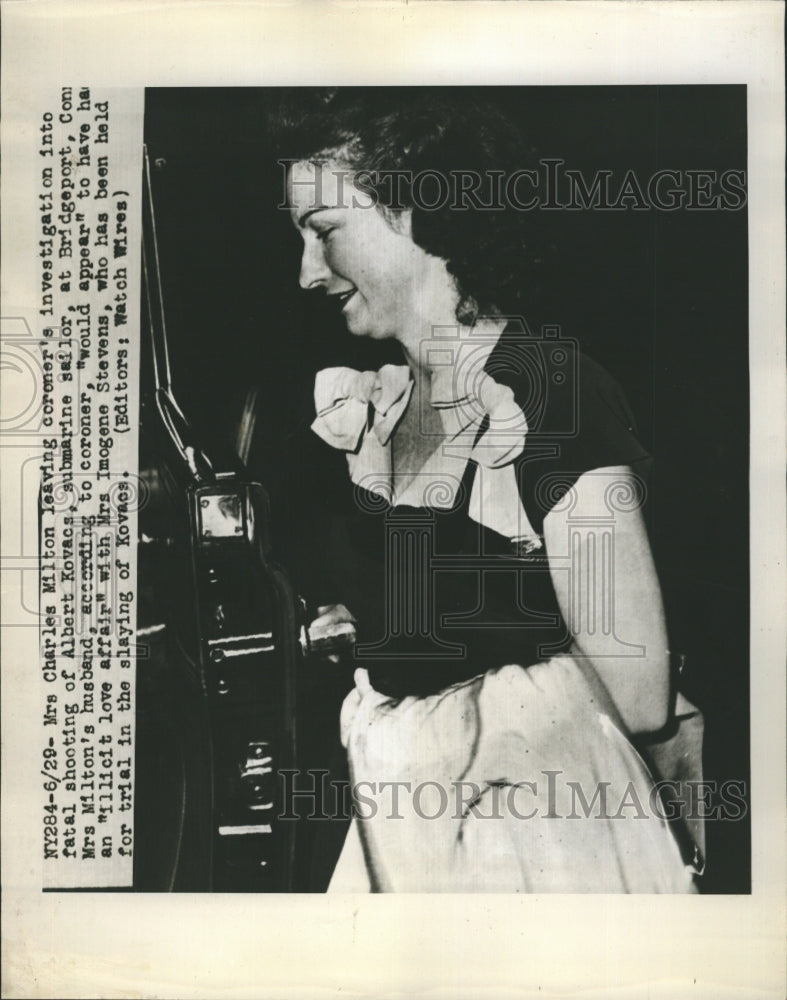 1945 Mrs. Charles Milton Imogene Stevens  - Historic Images