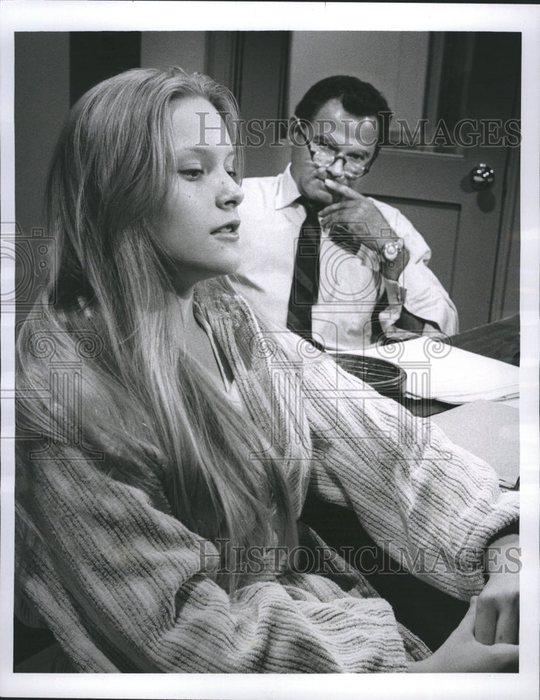 1968 Debra Winters Nehemiah Persoff Scene Special &quot;CBS Playhouse&quot; - Historic Images