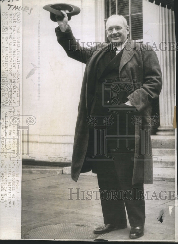 1942 Alf Landon - Historic Images
