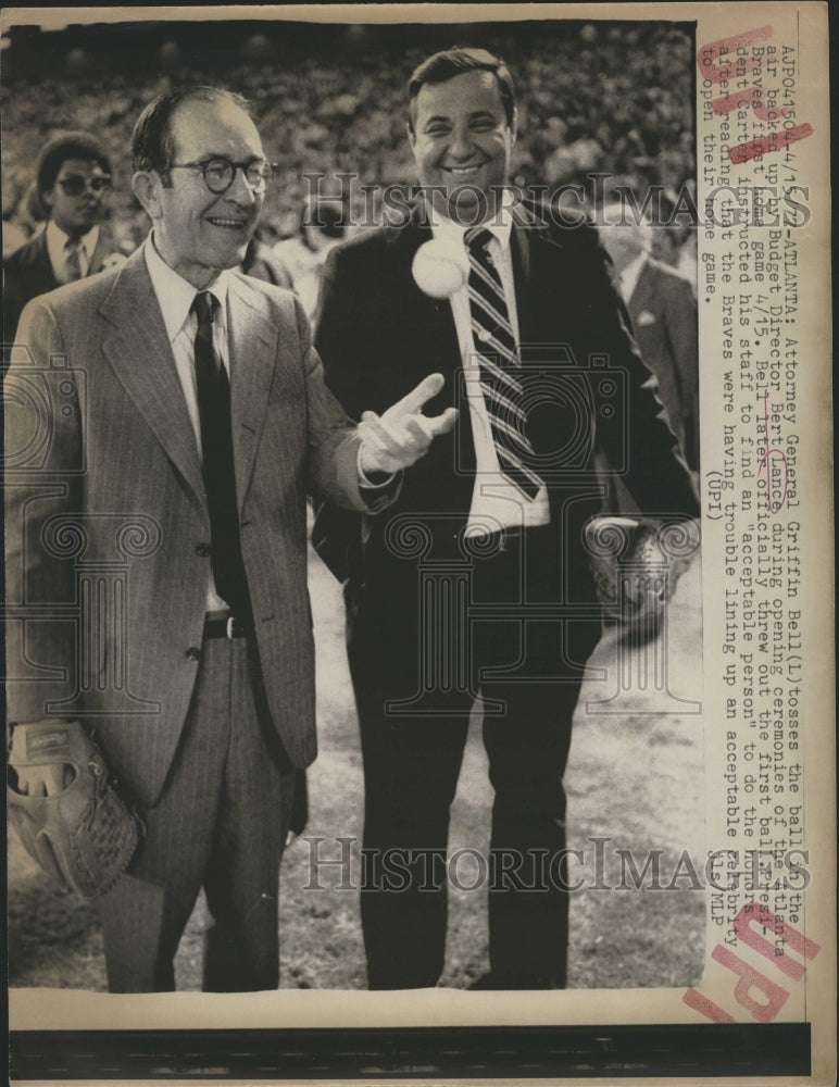 1977 Opening Ceremony of the Atlanta Braves - Historic Images