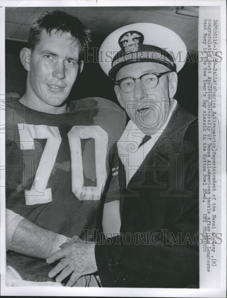 1964 Charles Kirkpatrick, superintendent of the Naval Academy - Historic Images