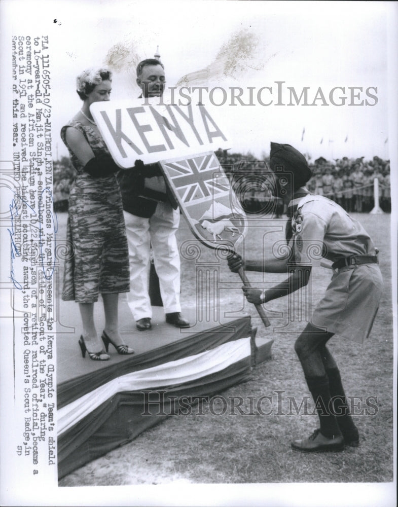 Press Photo Kenya Olympic Teams - Historic Images