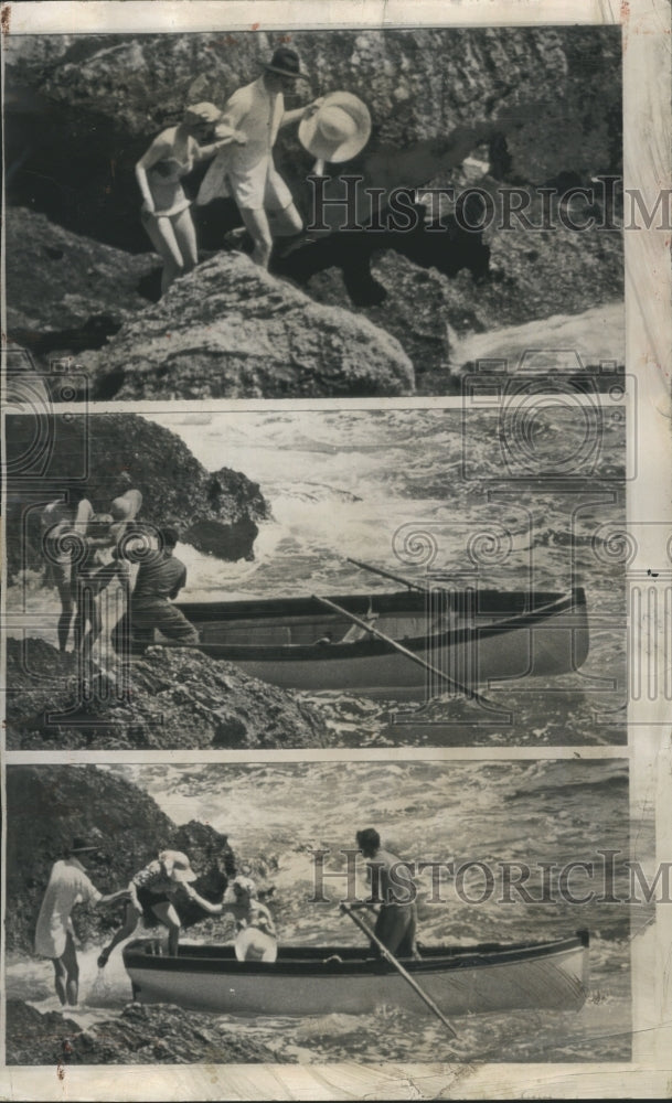 1949 Princess Margaret on a swimming holiday while in the US - Historic Images