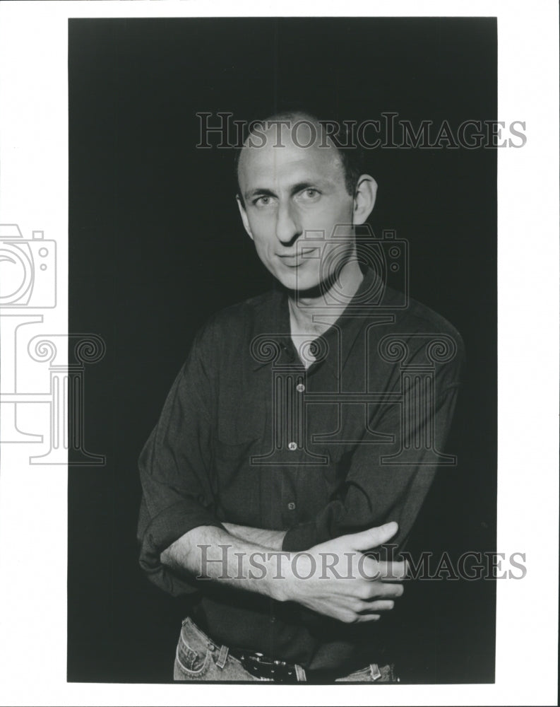 Press Photo Writer David Cale - Historic Images