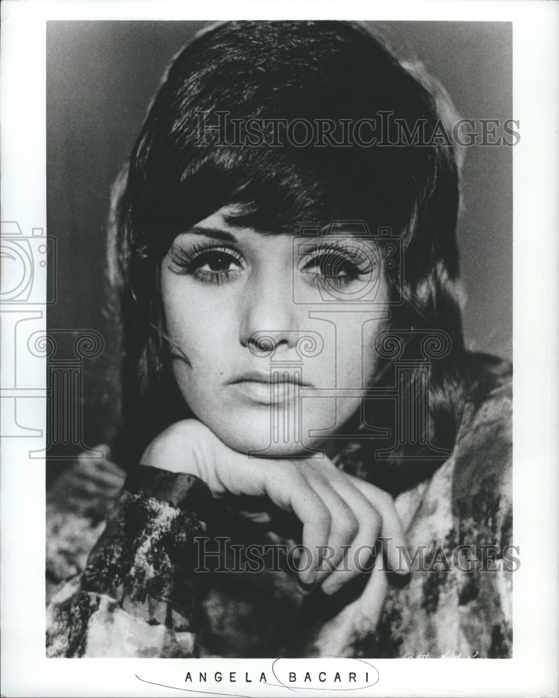 1971 Angela Bacari American Singer  - Historic Images