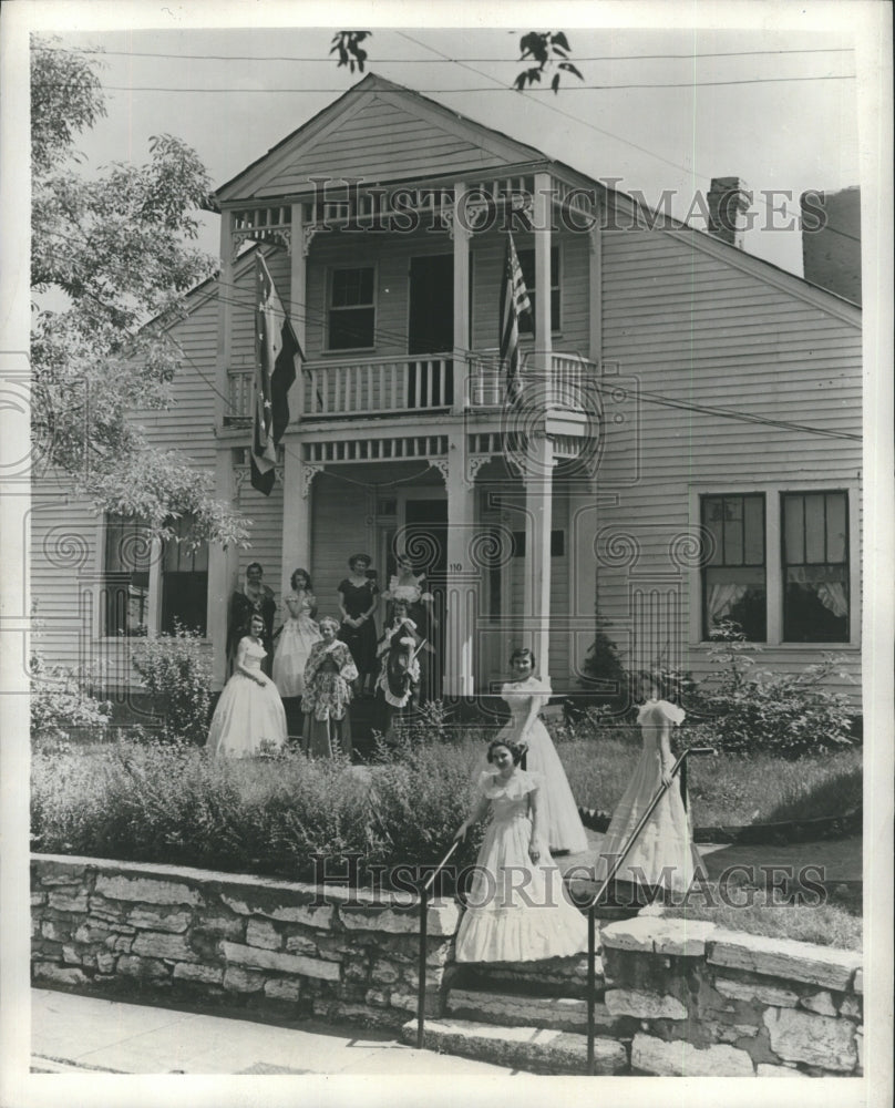 Press Photo enactment of civil war days - Historic Images