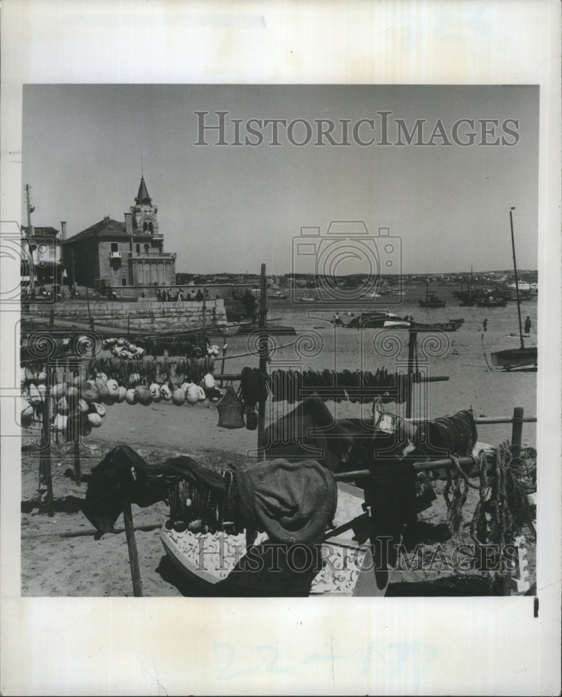 1984 Portuguese village Cascais, a small and ancient fishing village - Historic Images