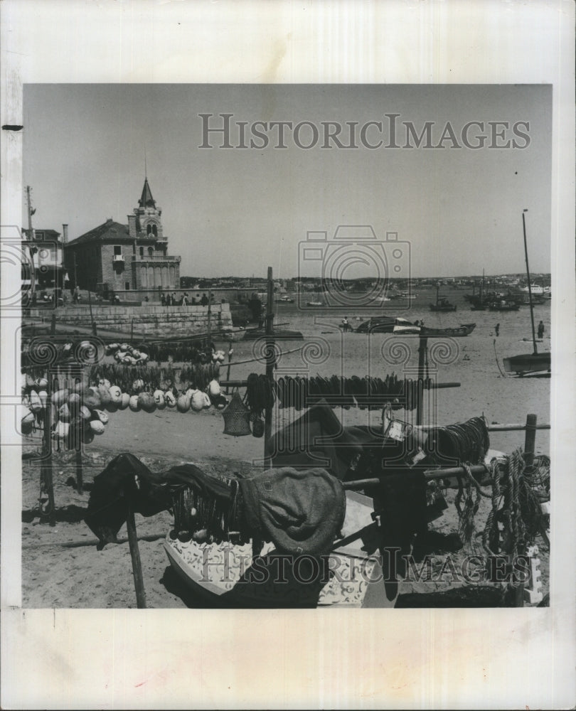 1982 Portugal&#39;s small fishing village, Cascais.  - Historic Images