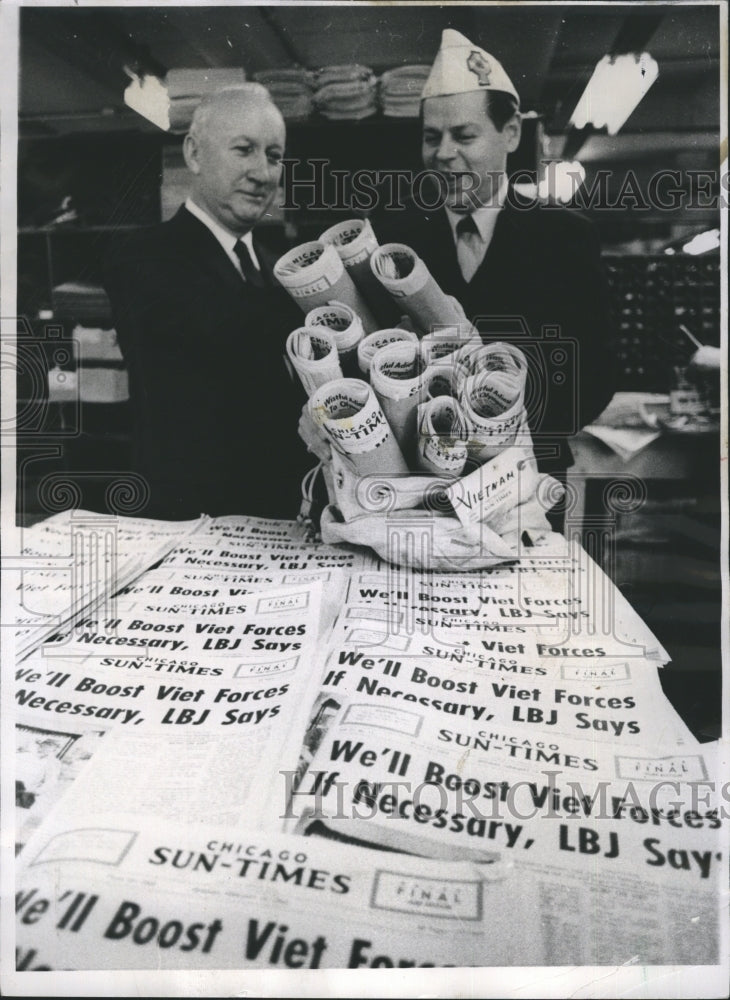 1968 Sun-Times to be mailed to troops in Vietnam - Historic Images