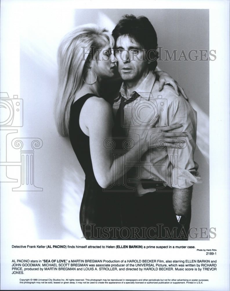 1989 Al Pacino and Ellen Barkin  - Historic Images