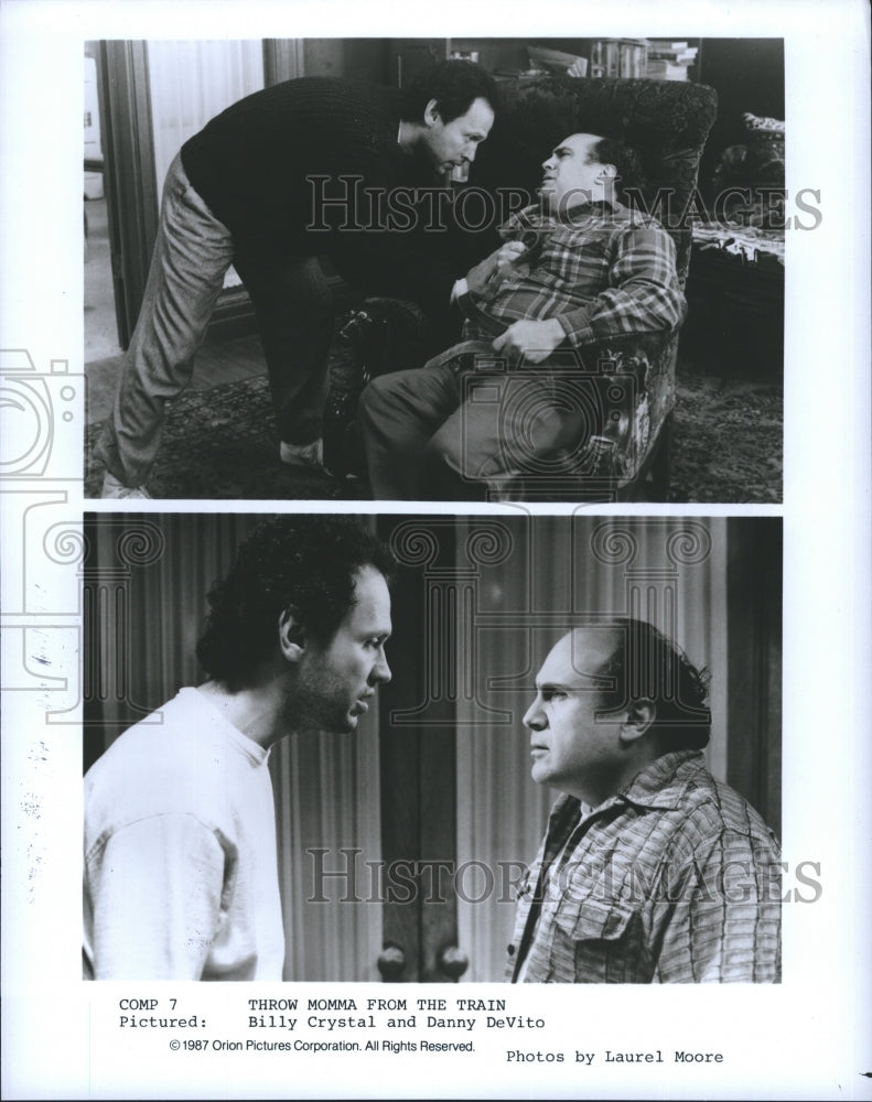 1987 Billy Crystal Danny DeVito Throw Momma From the Train Orion - Historic Images