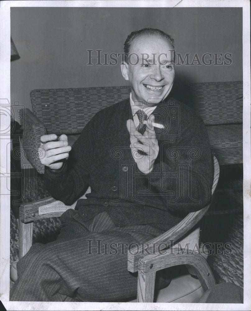 1956 French Symphony conductor Andre Audoli - Historic Images