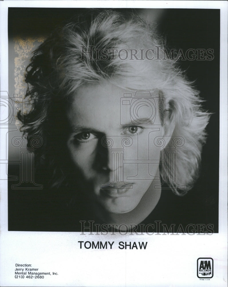 1985 Singer Tommy Shaw  - Historic Images