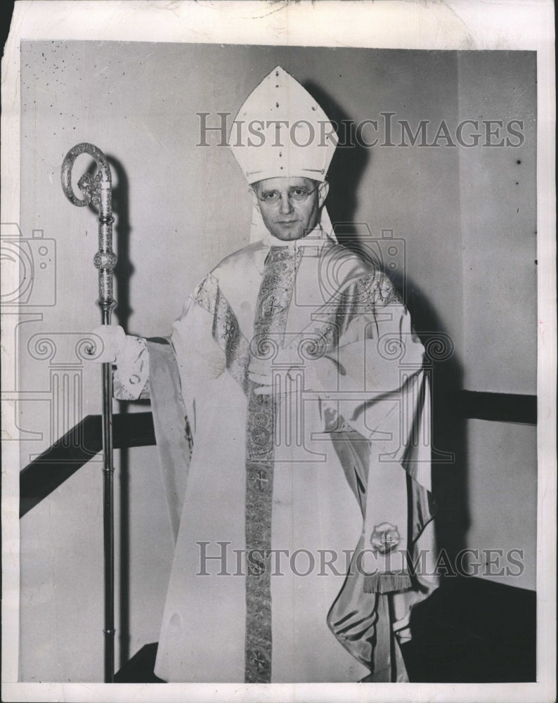 1953 Lawrence Shehan auxiliary bishop - Historic Images