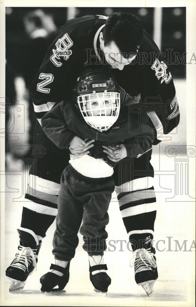 1996 Boston College Hockey Player Tom Ashe Nephew Eagan Kennedy - Historic Images