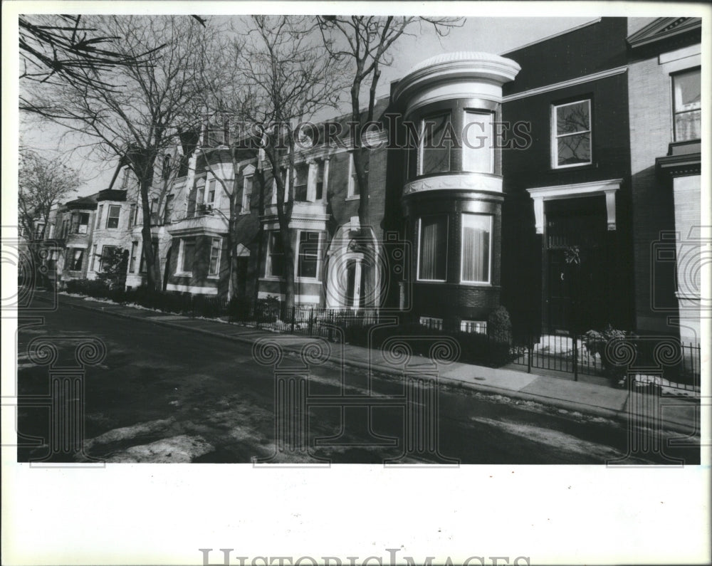 1996 Press Photo Samuel E. Gross Built Row Of Houses On Alta Vista Terrace - Historic Images