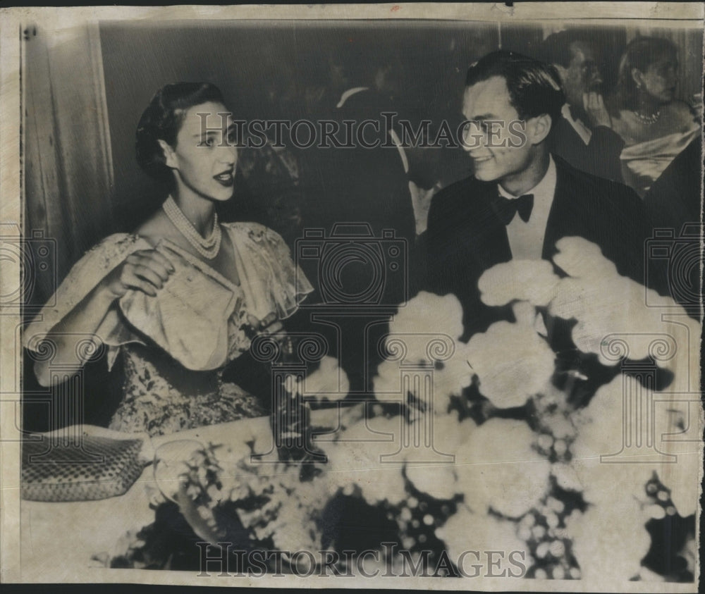 1950 Princess Margaret of Britain and Peter Ward of London - Historic Images