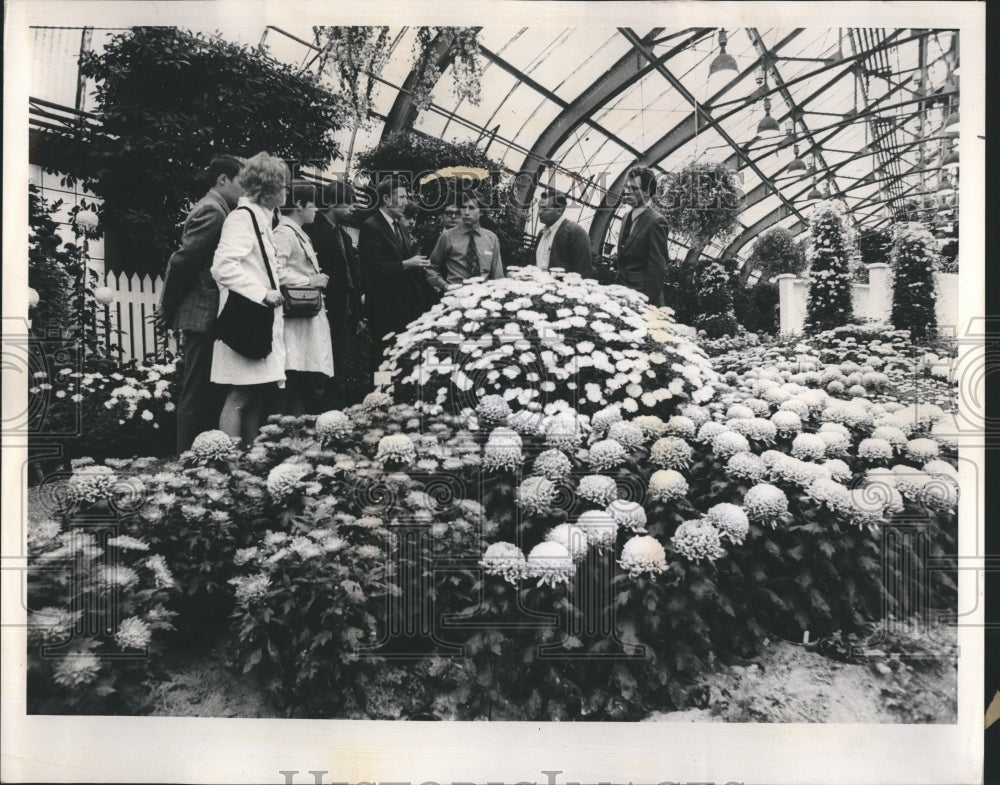 1971 John Lundgren gives tour of Garfield Park Conservatory. - Historic Images