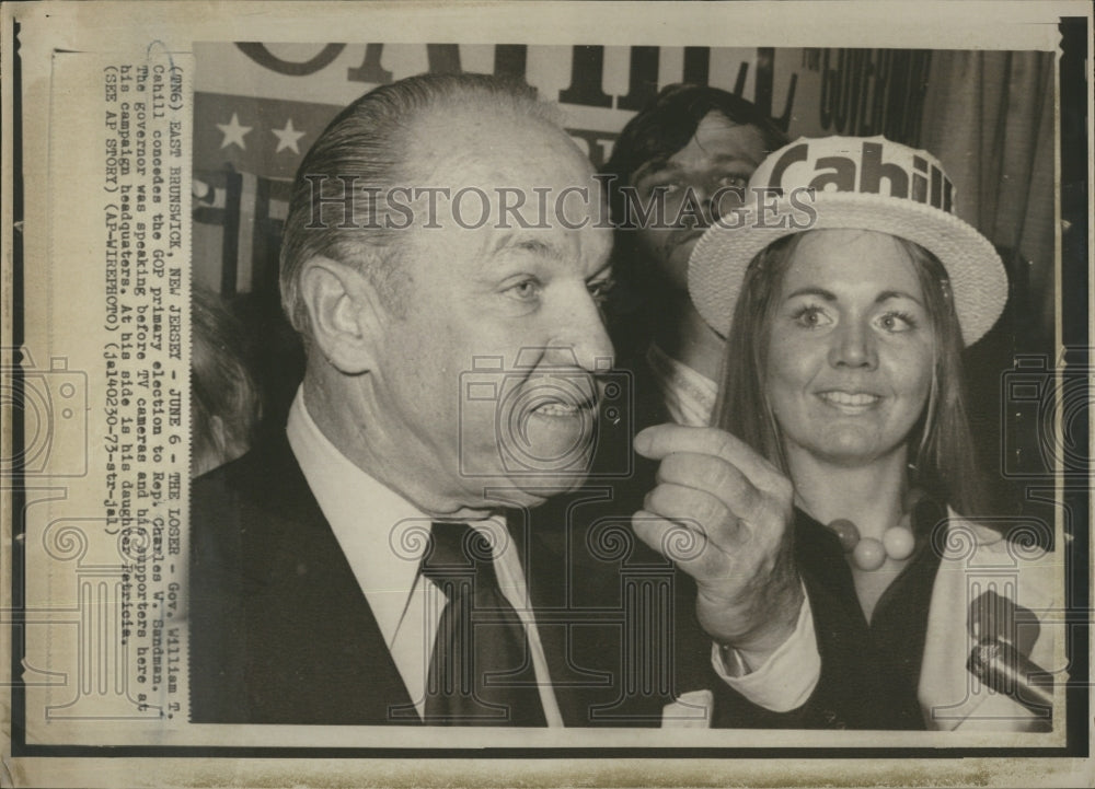 Gov. William T. Cahill during election campaign  - Historic Images