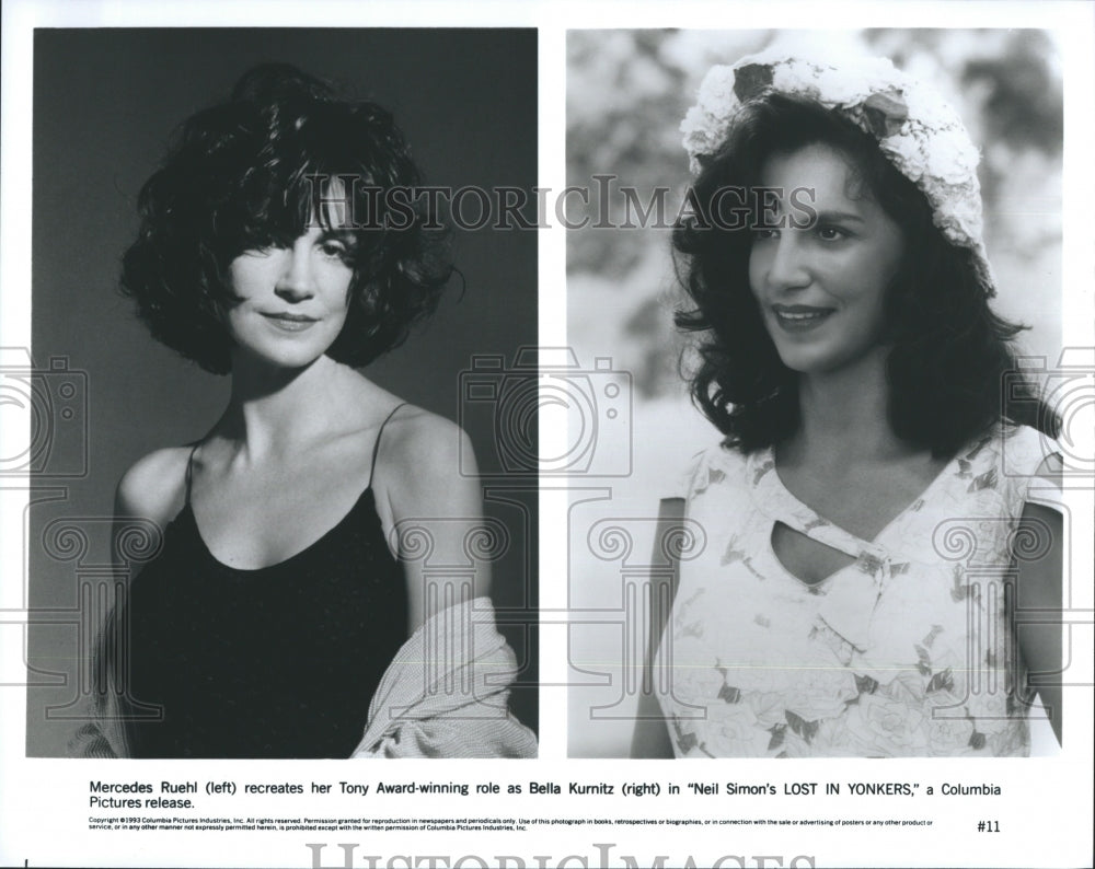 1993 Actress Mercedes Ruehl Bella Kurnitz Lost Yonkers Movie - Historic Images