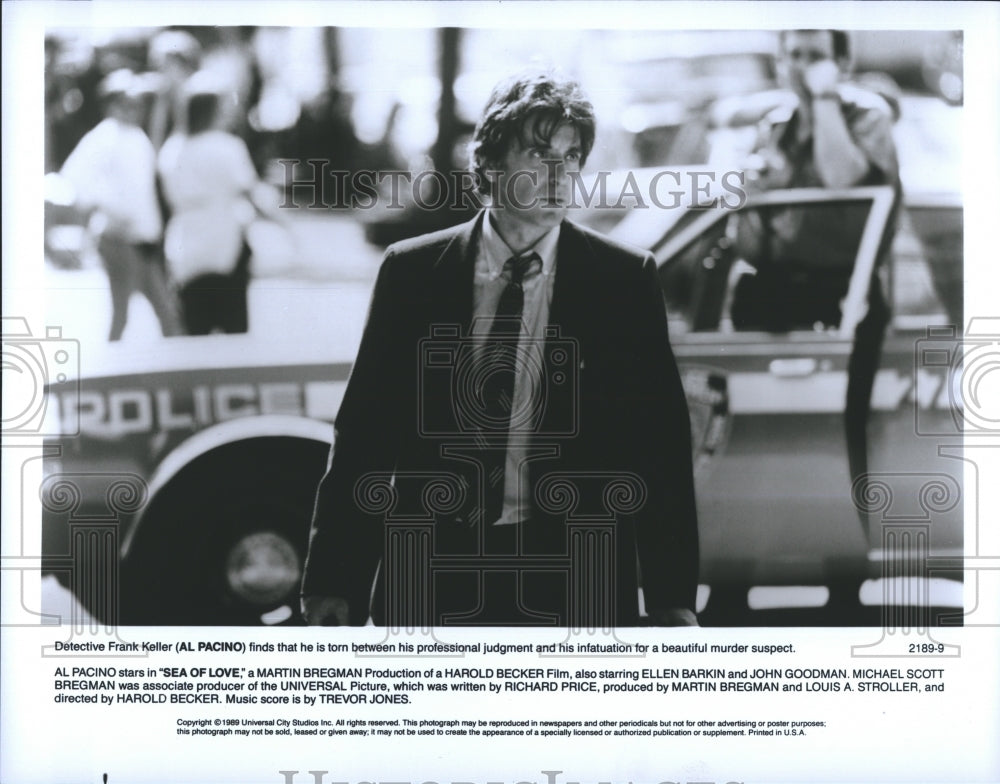 1989 Actor Al Pacino Sea Love Movie  - Historic Images