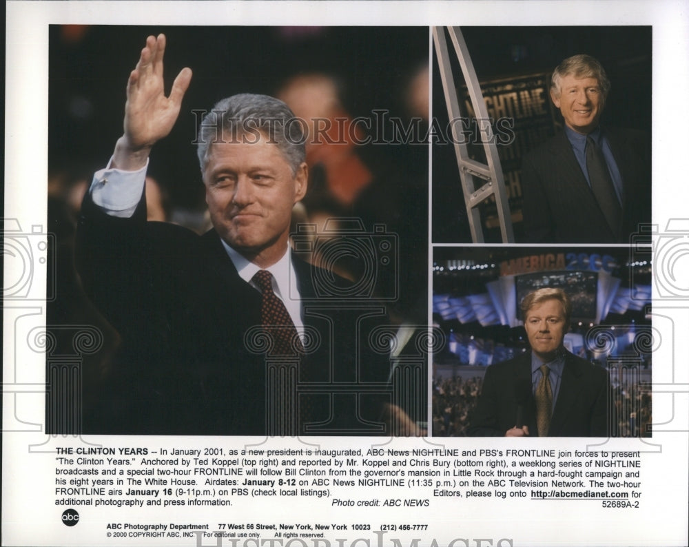 2001 ABC News Presentation of The Clinton Years by Ted Koppel-Historic Images