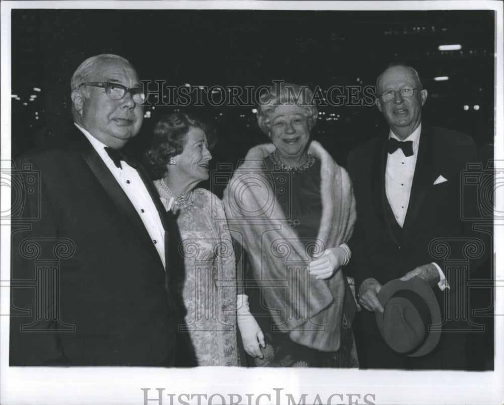 1972 Nils Johaneson, Mrs. Alger Sheldon, Mrs. Johaneson, Mr. Sheldon - Historic Images