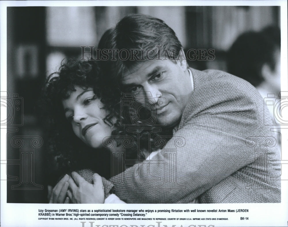 1988 Izzy Grossman (Amy Irving) stars as a sophisticated bookstore - Historic Images