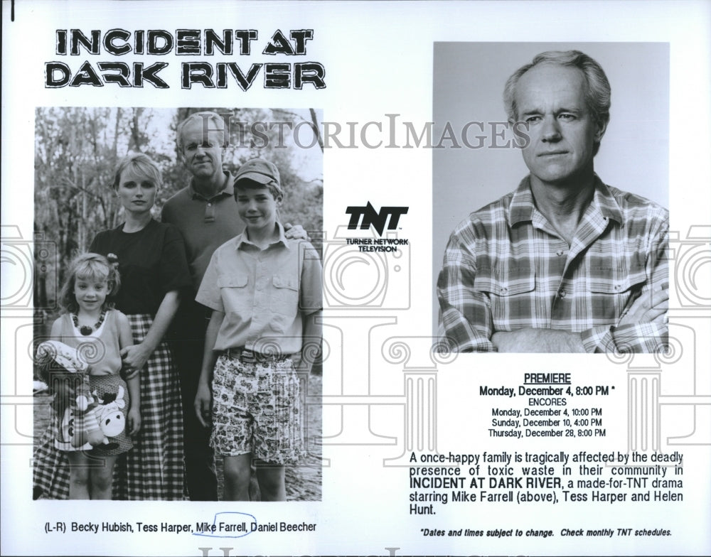 1989 Mike Farrell, star of &quot;Incident at Dark River&quot;  - Historic Images