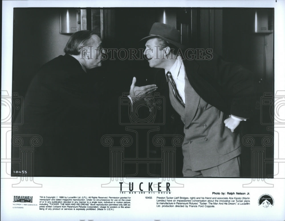 1966 A scene from &quot;Tucker: The Man and His Dream,&quot; Jeff Bridges - Historic Images