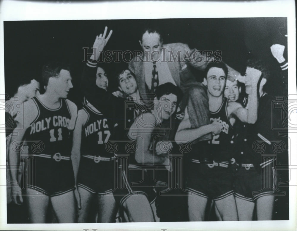 1995 Copy shots from the Holy Cross 1947 basketball national champ. - Historic Images