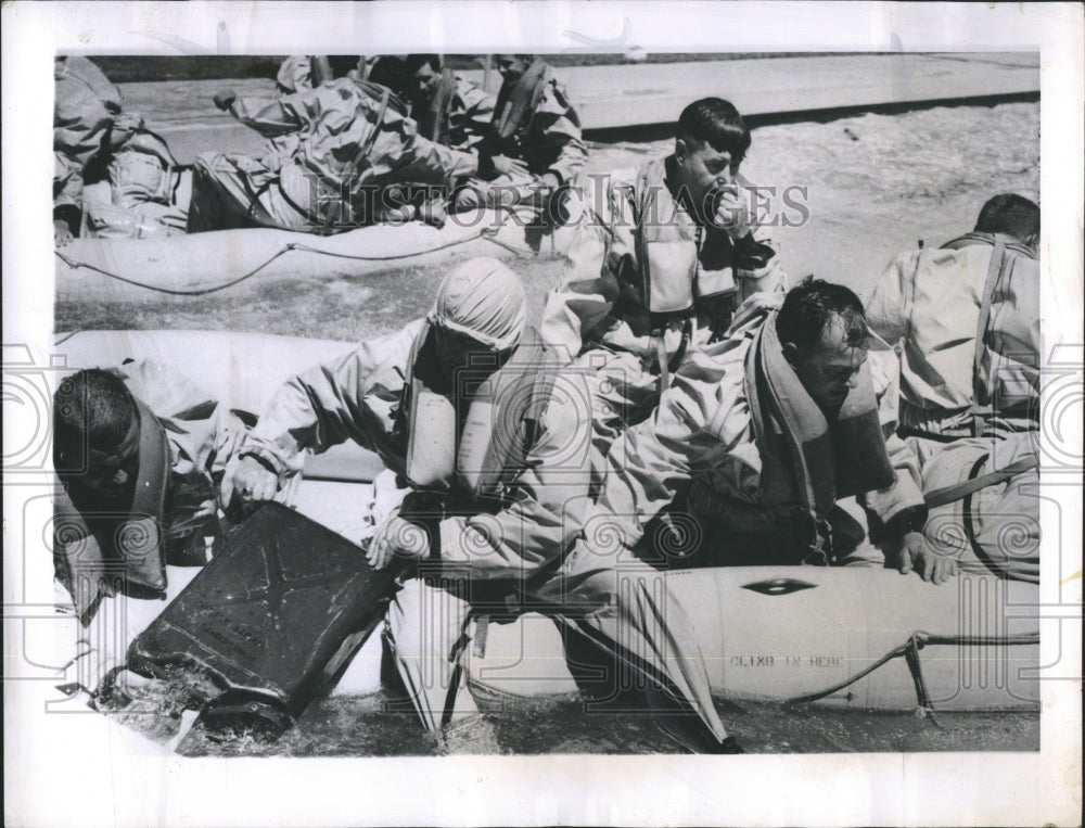 1961 Gen. Curtis LeMay on water drill at Offutt Air Base  - Historic Images