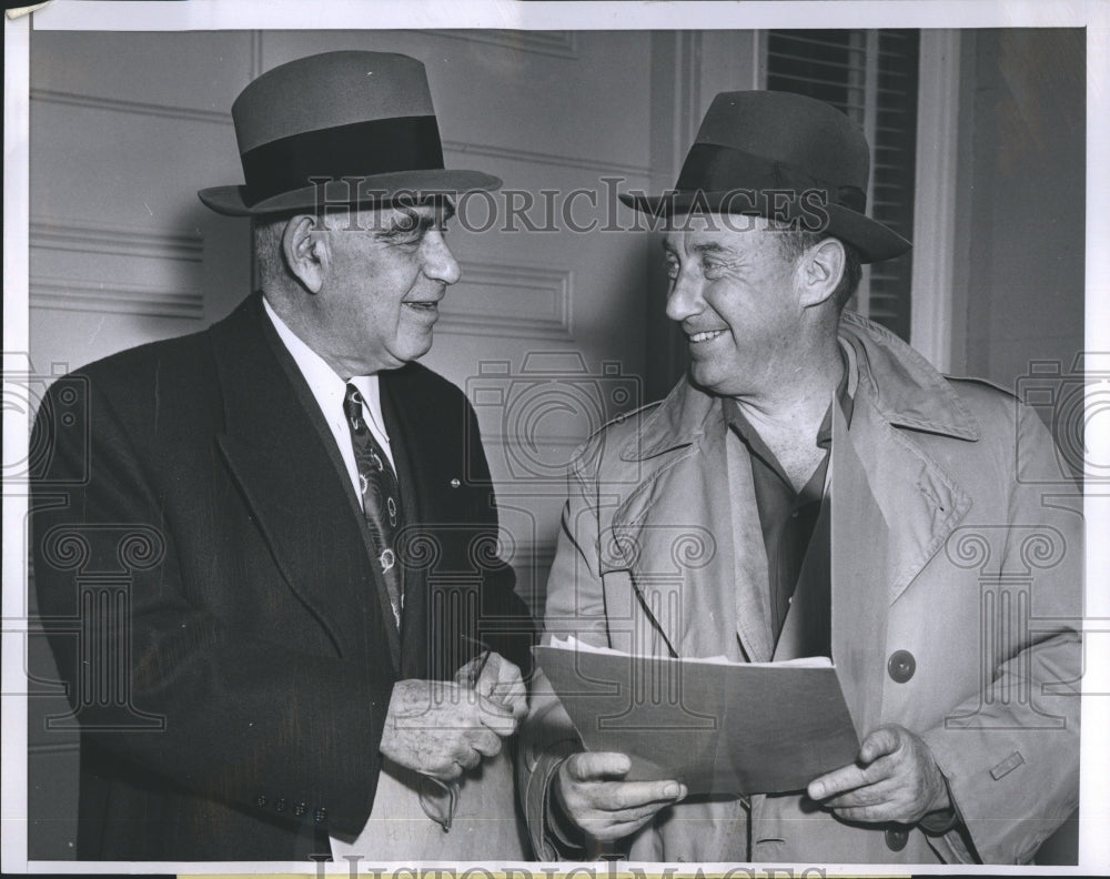 1956 Pres. candidate Adlai Stevenson &amp; Sen. Herbert Lehman - Historic Images