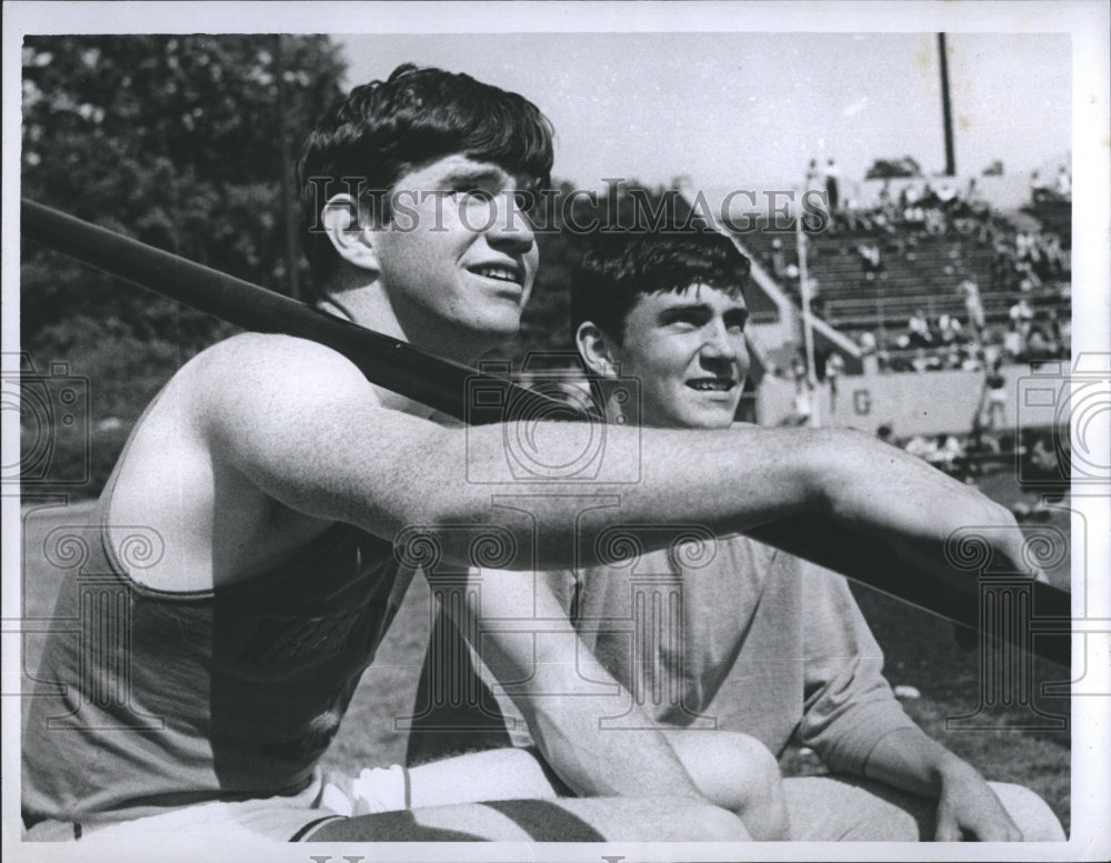 1969 Conrad and Billy Watson, pole vaulters - Historic Images