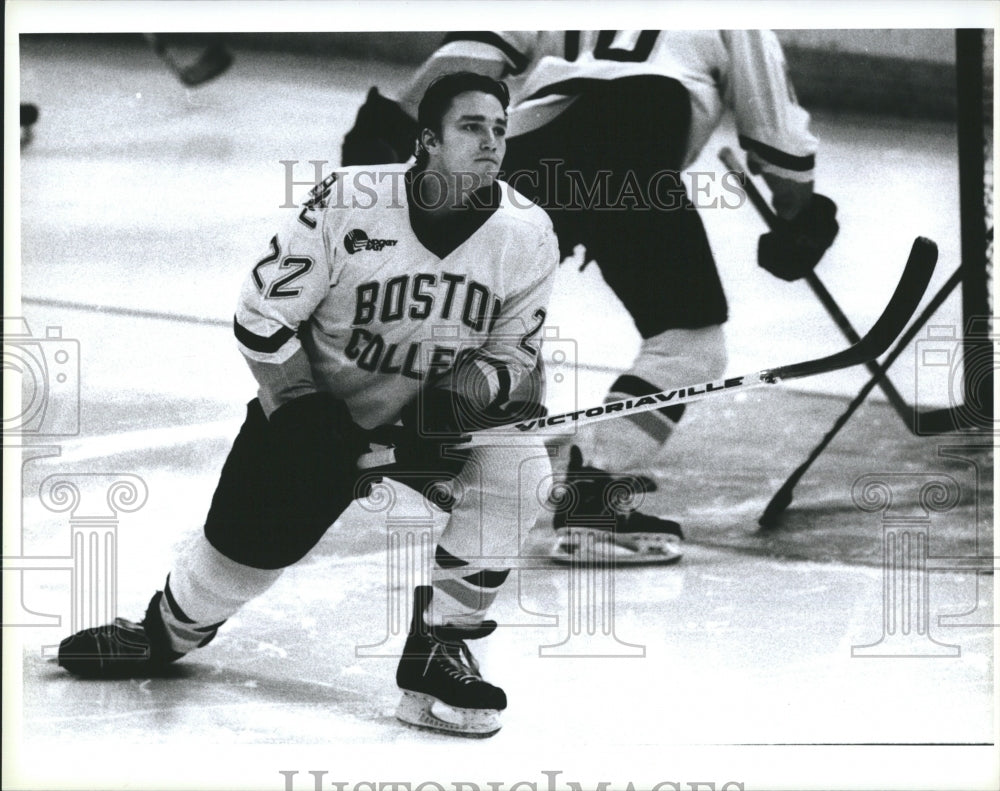 Hockey player Greg Callahan of Boston College  - Historic Images