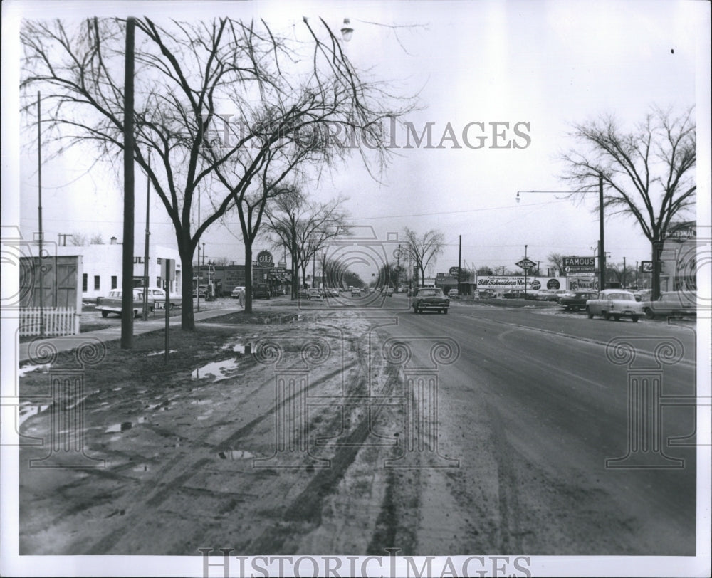 1956 Main street in Redford Township.  - Historic Images