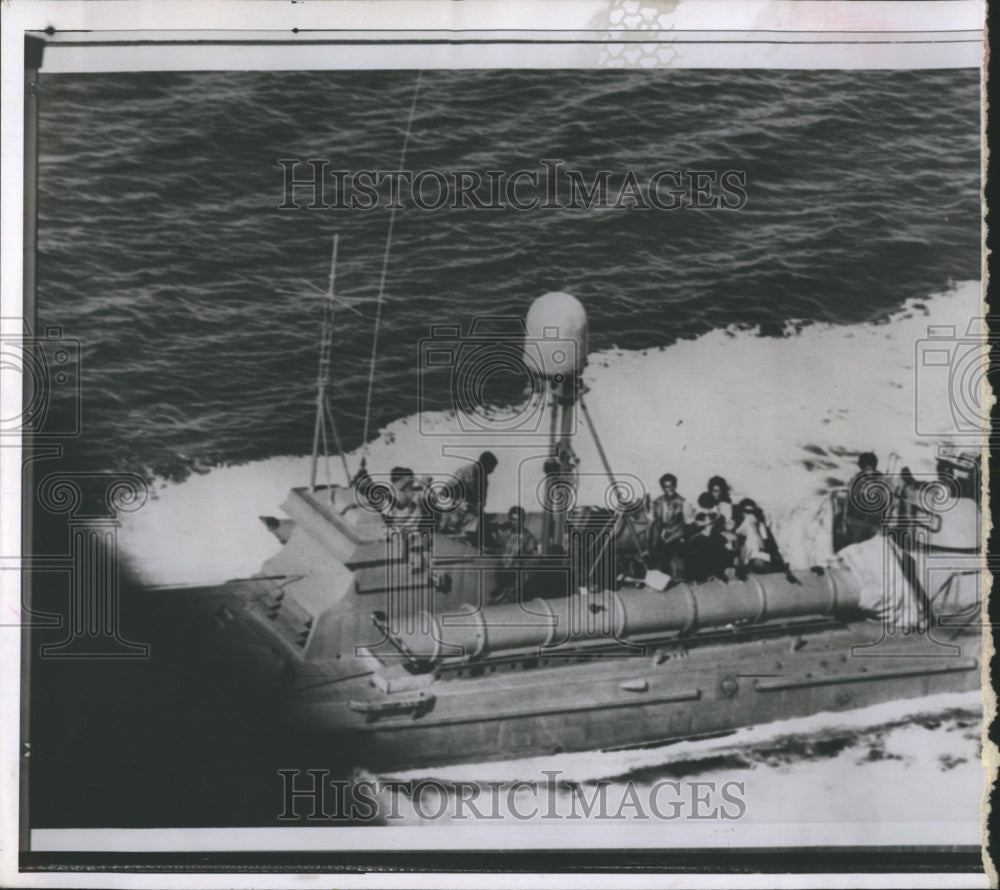 1963 Cuban patrol boat as it is returning to Cuba - Historic Images