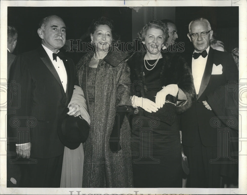 1960 Mr. & Mrs. William D. Saltiel, Mrs. & Mr. Robert Muckley - Historic Images