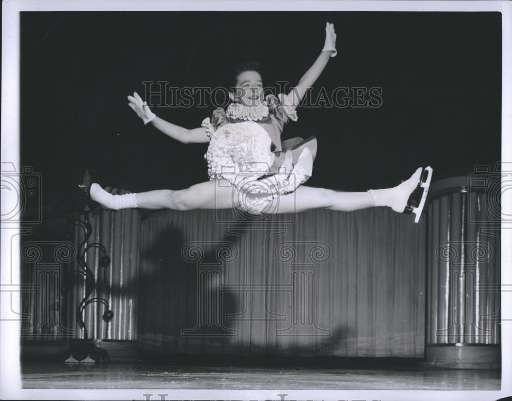 1955 Press Photo Janet Champion of Ice Follies performer. - RSH69471- Historic Images