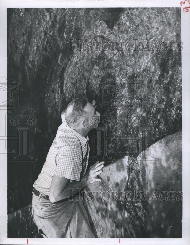 1956 Outdoor Editor Allyn Forest Water Hole  - Historic Images