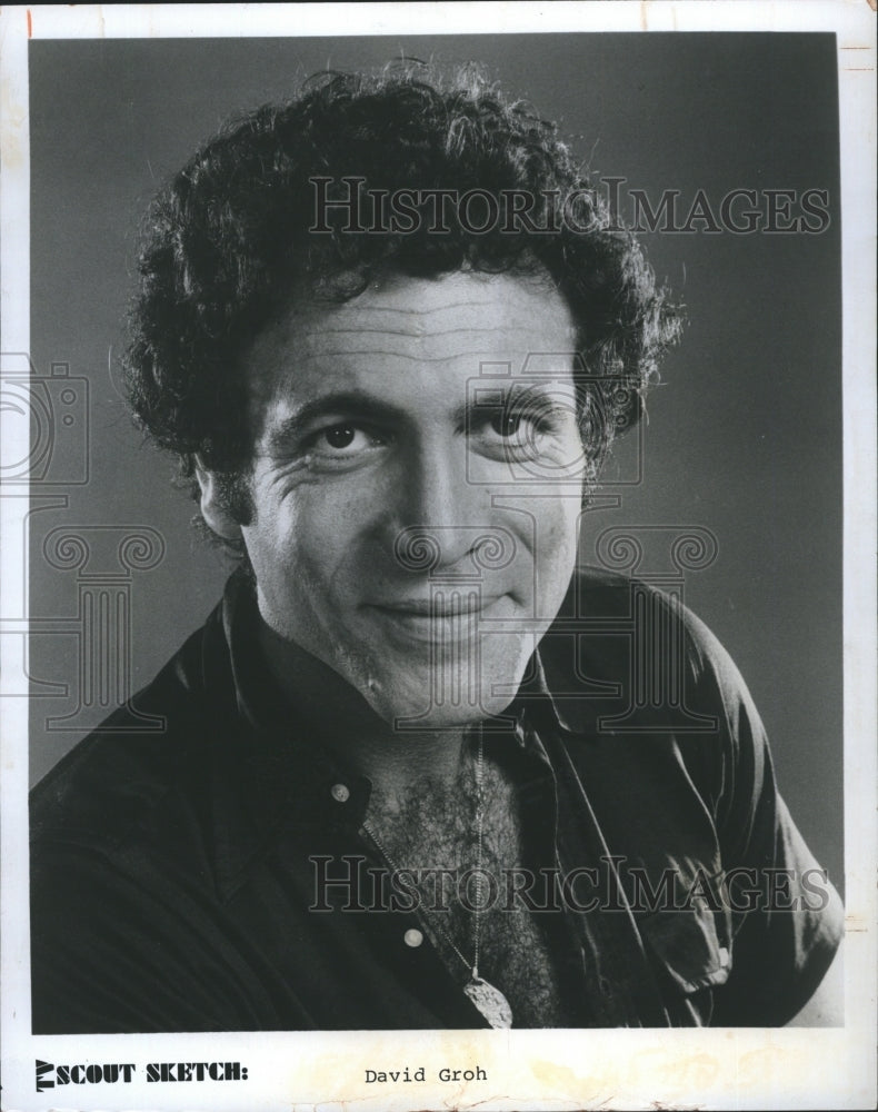 1975 David Groh American Actor. - Historic Images