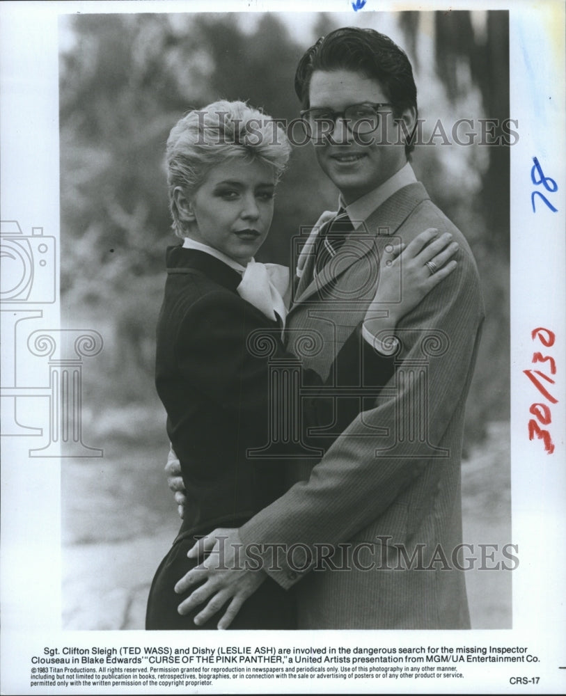 1983 Actor Ted Wass Sgt. Sleigh Leslie Ash Dishy Curse Pink Panther - Historic Images