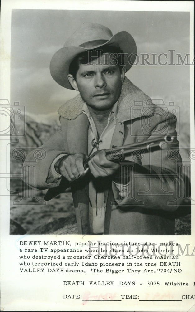 Dewey Martin American film and television actor.  - Historic Images