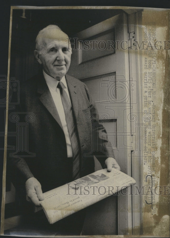 1971 Harvard Economist Simon Kuznets Nobel Prize Winner - Historic Images