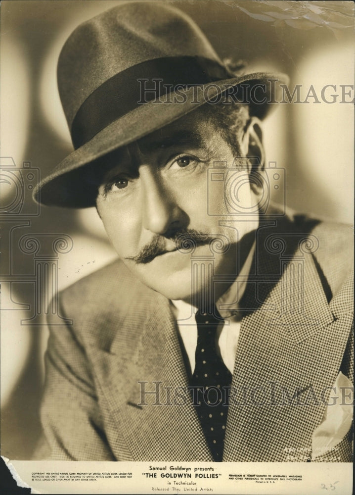 1938 Actor Adolphe Menjou Goldwyn Follies Movie  - Historic Images